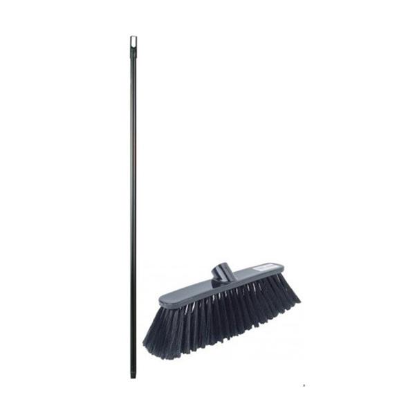 Plastic-Broom-Complete---Soft---Black